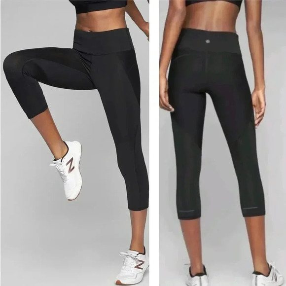 Athleta Women’s Stealth Capri Tight Leggings Workout Black Size XXS - Picture 1 of 8